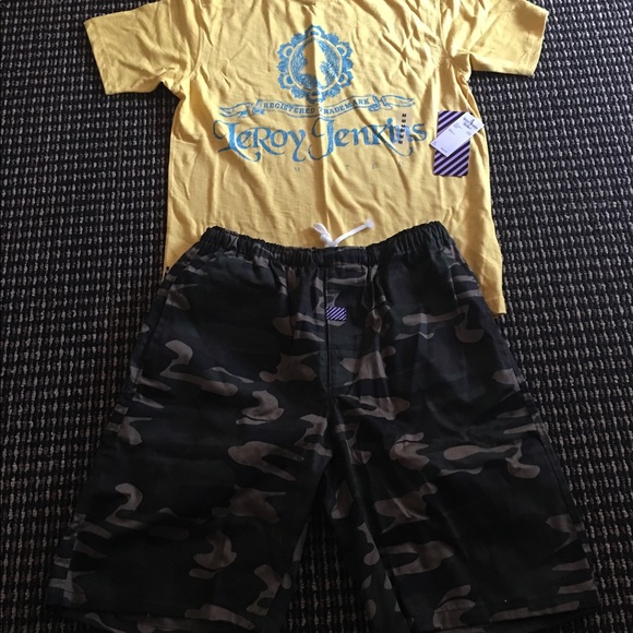 LeRoy Jenkins Print Style Short Sleeves T-SHIRT - Picture 2 of 8